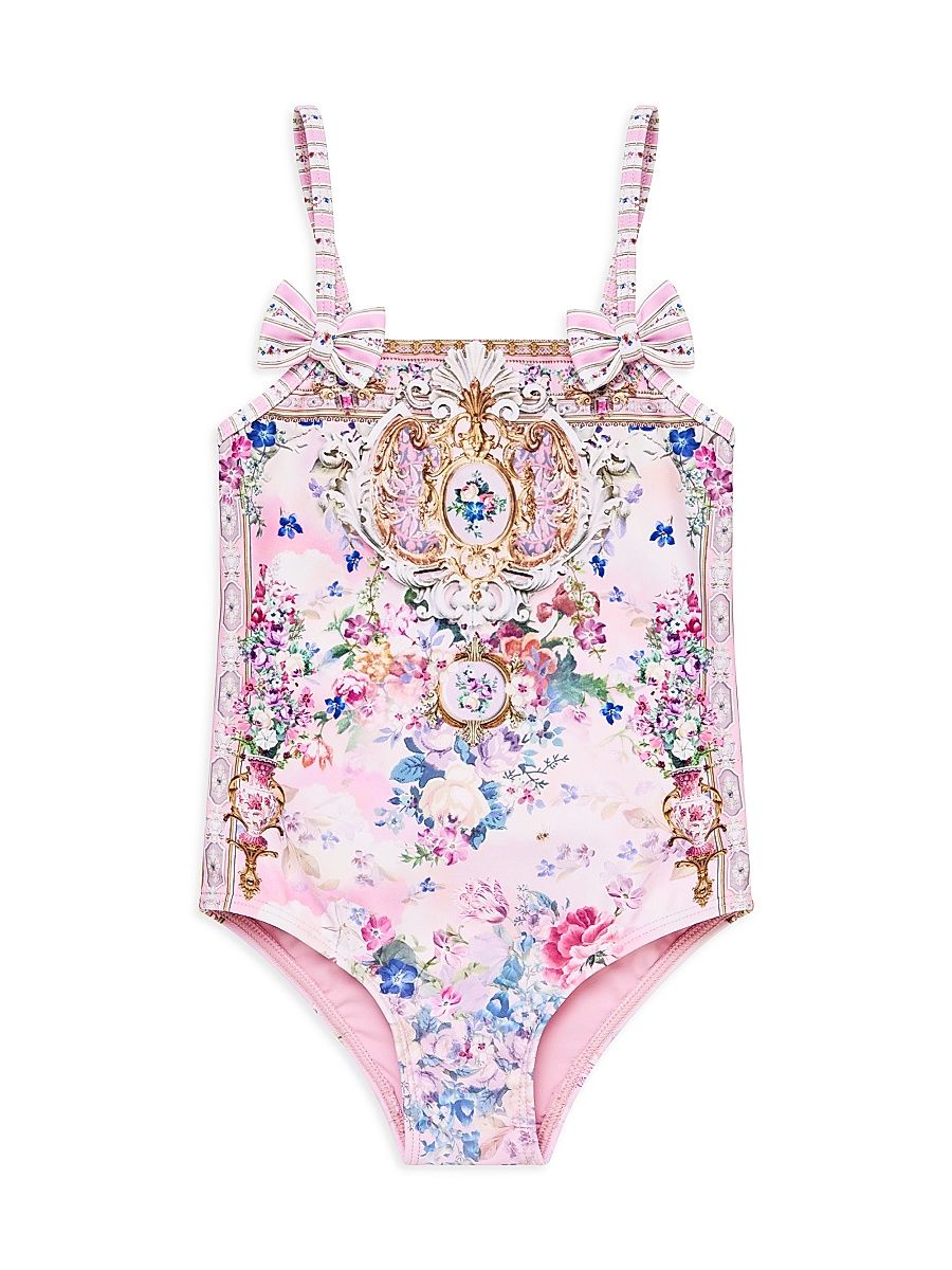 Baby Girl's & Little Girl's Palatial Pastels One-Piece Swimsuit - Palatial Pastels - Size 2