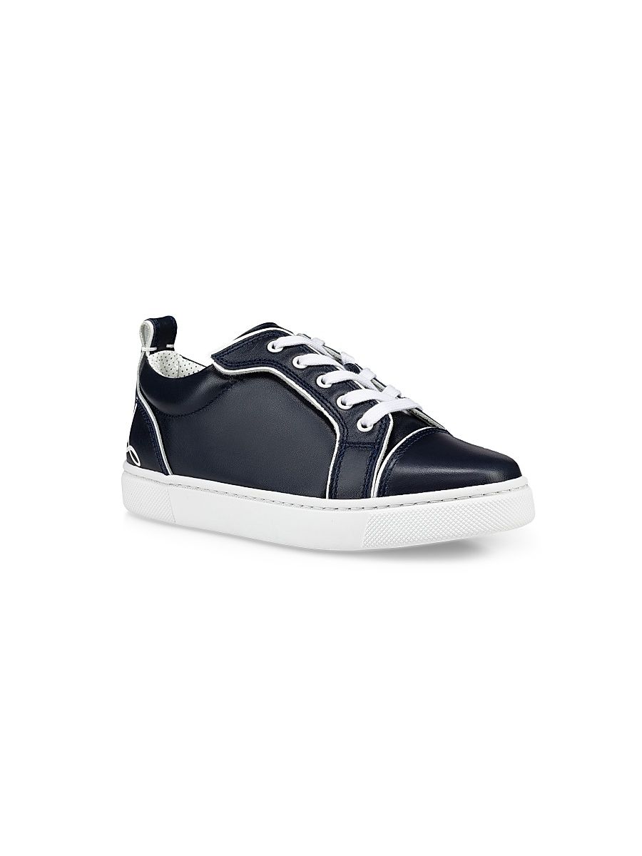 Christian Louboutin Unisex Little Kid's & Kid's Funnyto Sneakers - Blue - Size 1 (Child)