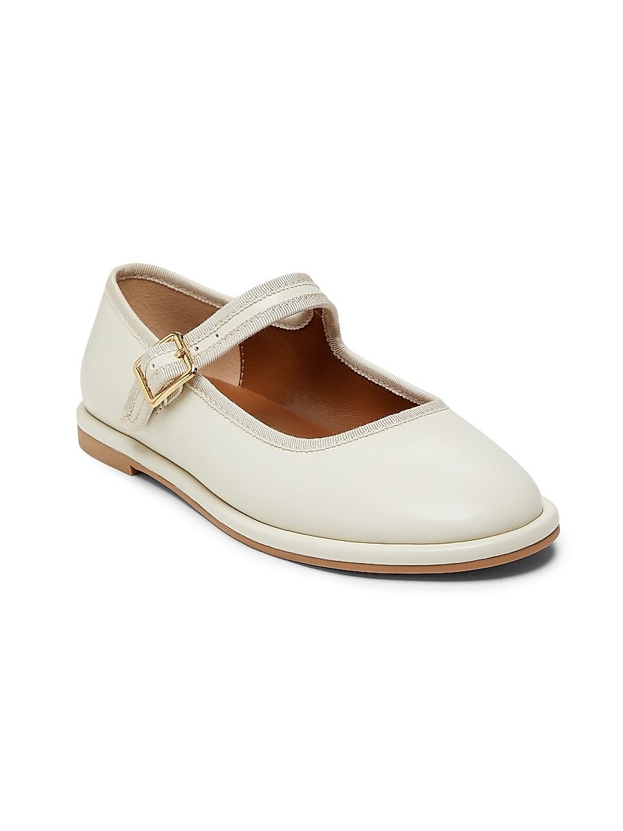 Little Girl's & Girl's Nicole Mary Jane Flats - Cream - Size 2 (Child)