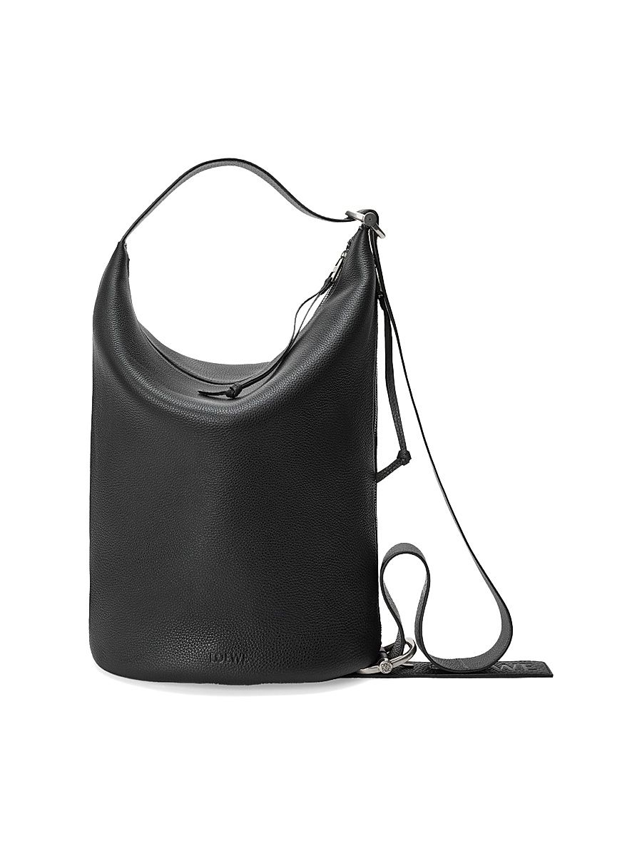 Men's Medium Loop Bucket Bag - Black
