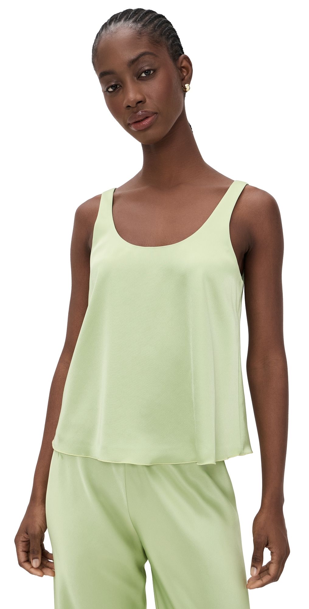 La Ligne Scoop Neck Tank Celadon L