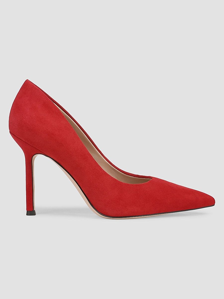 Women's Riley 95MM Suede Pumps - Racing Red - Size 11