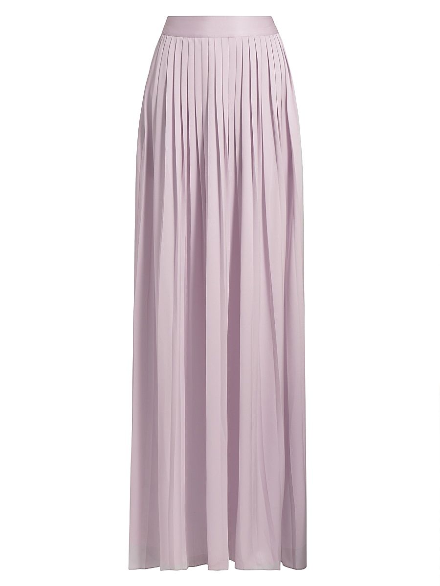 Women's Dillon Pleated Maxi Skirt - Lilac - Size 14