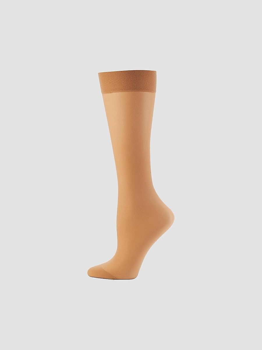 Wolford Women's Individual 10 Sheer Knee Highs - Gobi - Size Small