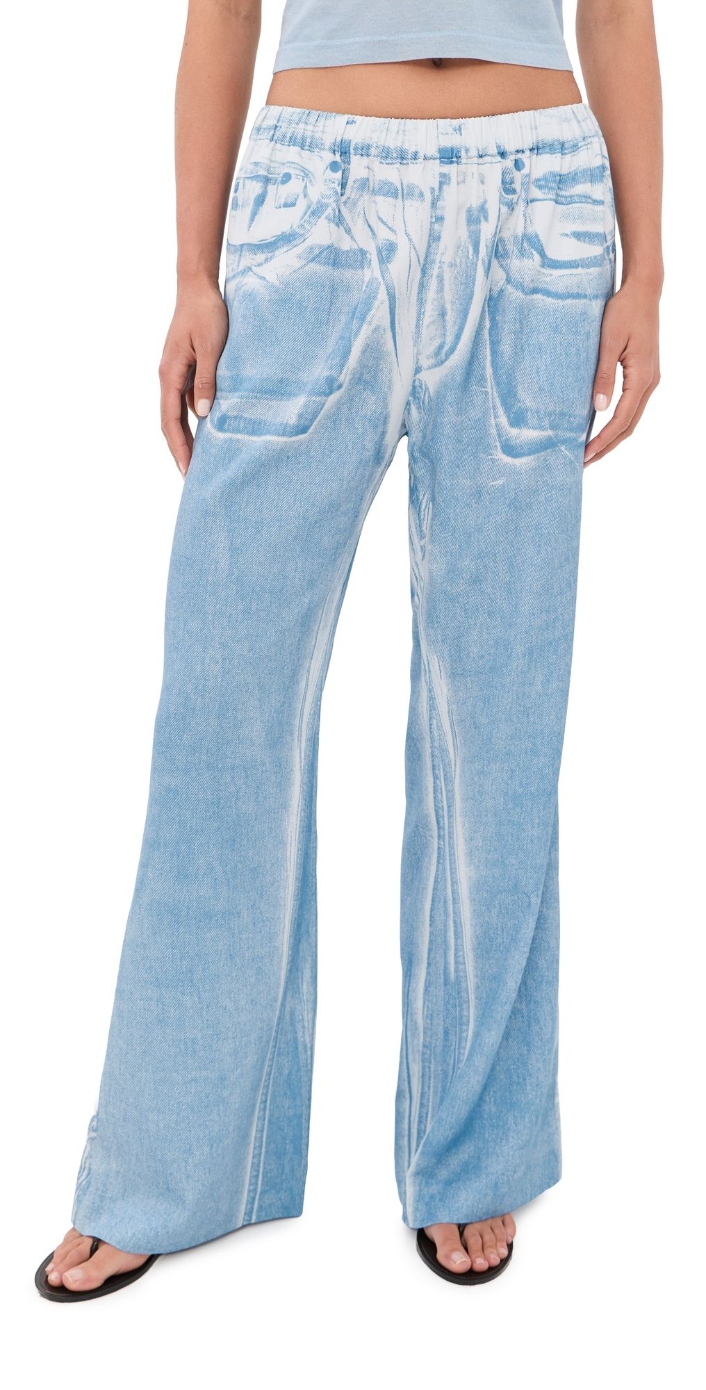 Acne Studios Twill Trousers Light Blue 38