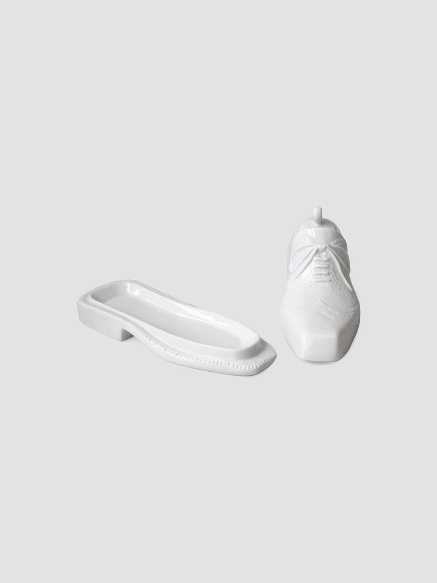 Jonathan Adler Shoe Butter Dish - White