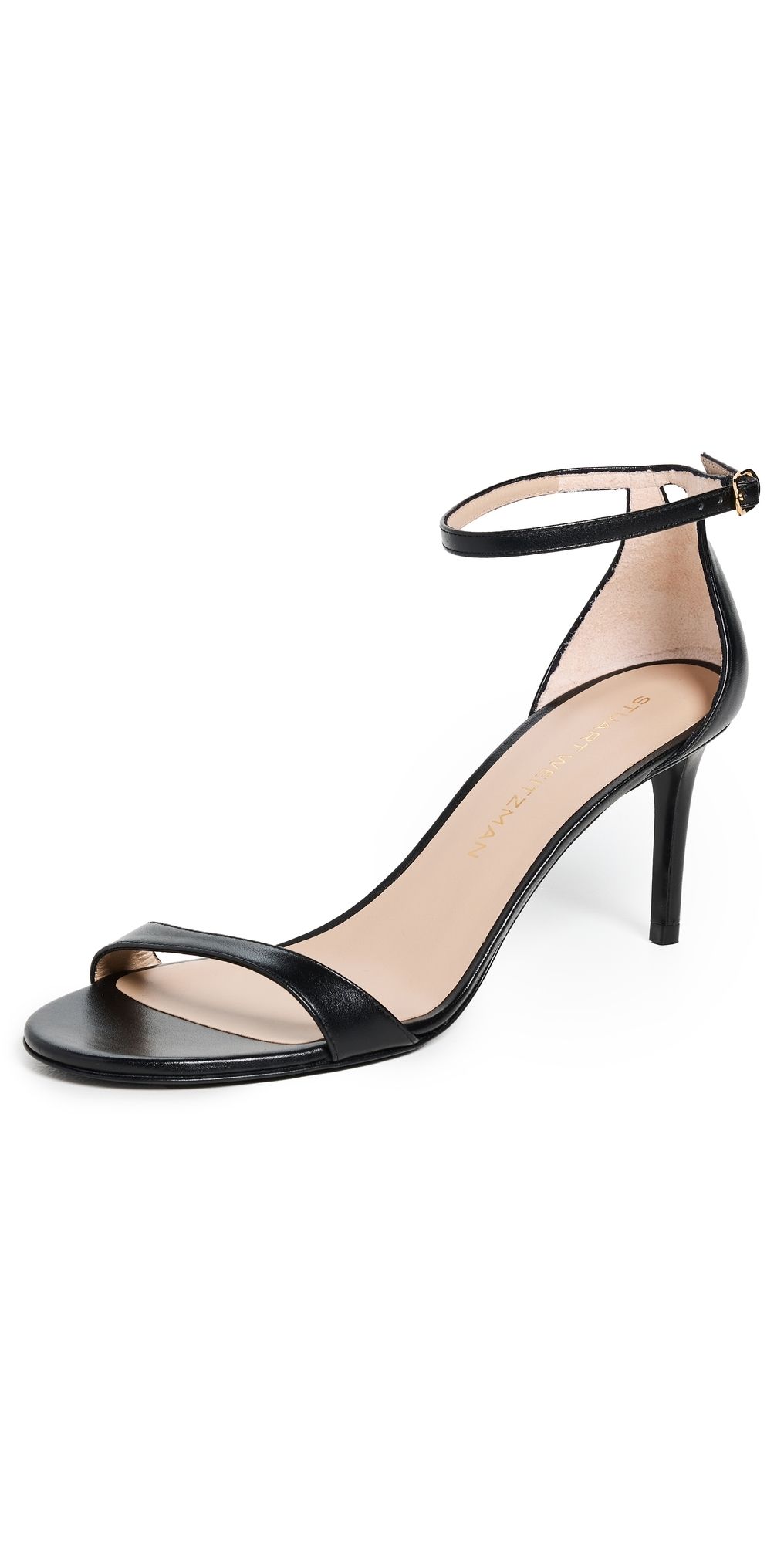 Stuart Weitzman Nudist II Sandal 75 Black 5