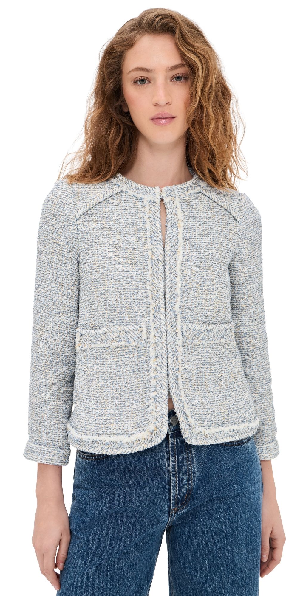 rag & bone Clarice Tweed Jacket blumt XL