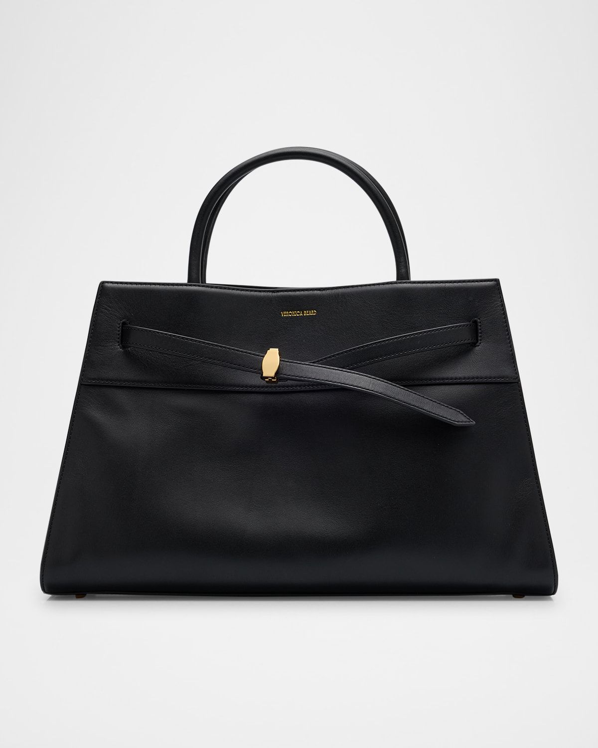 Dash Large Leather Top-Handle Bag