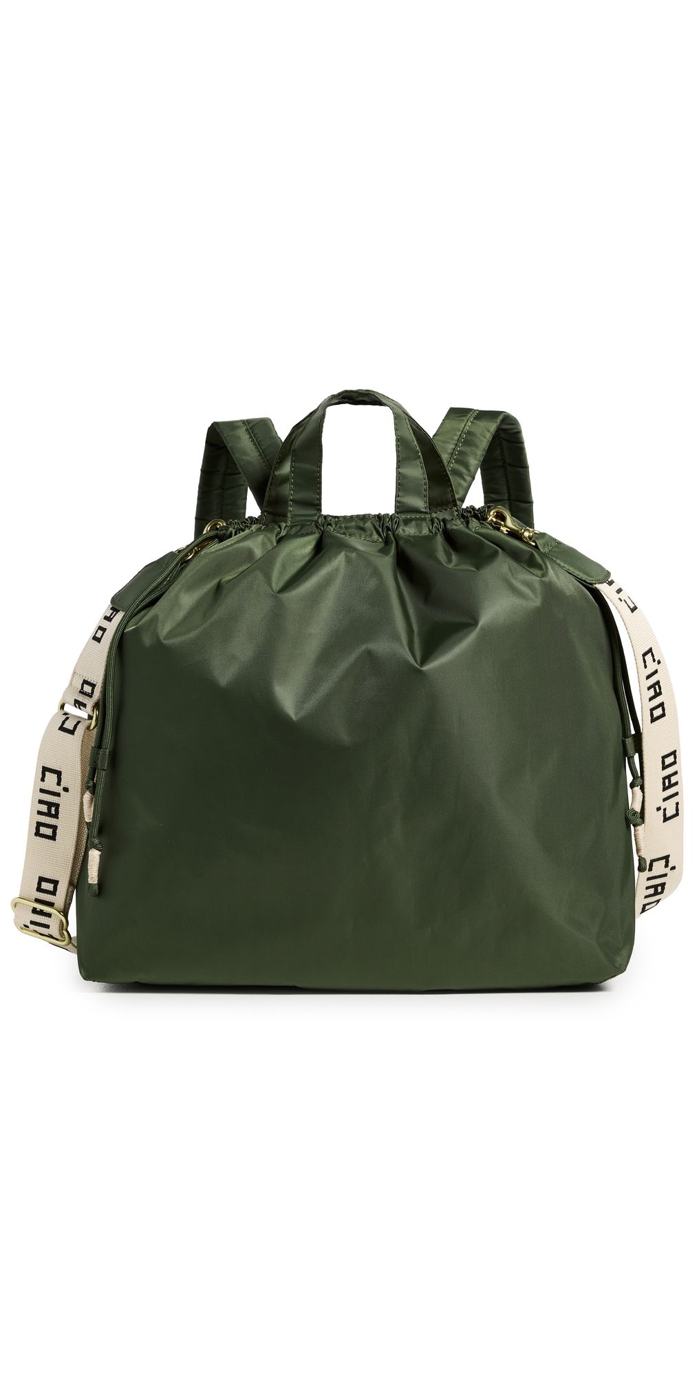 Clare V. Sac Tout Backpack Army One Size