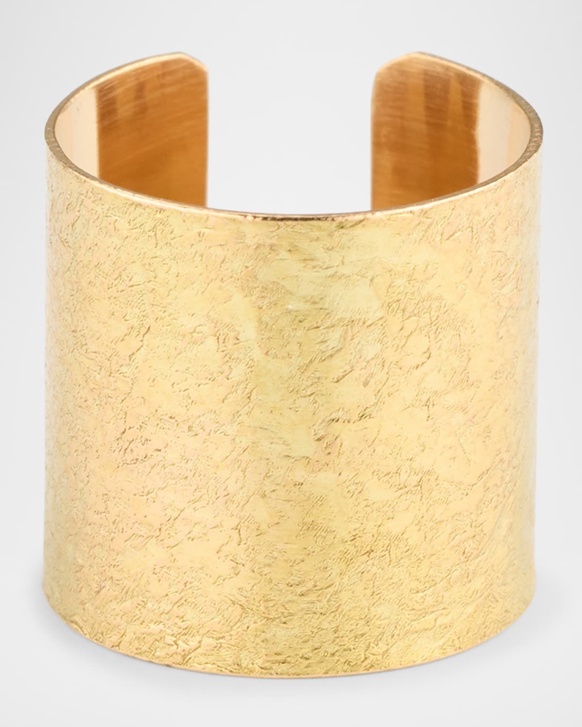 14K Yellow Gold Foil Ear Cuff, Single