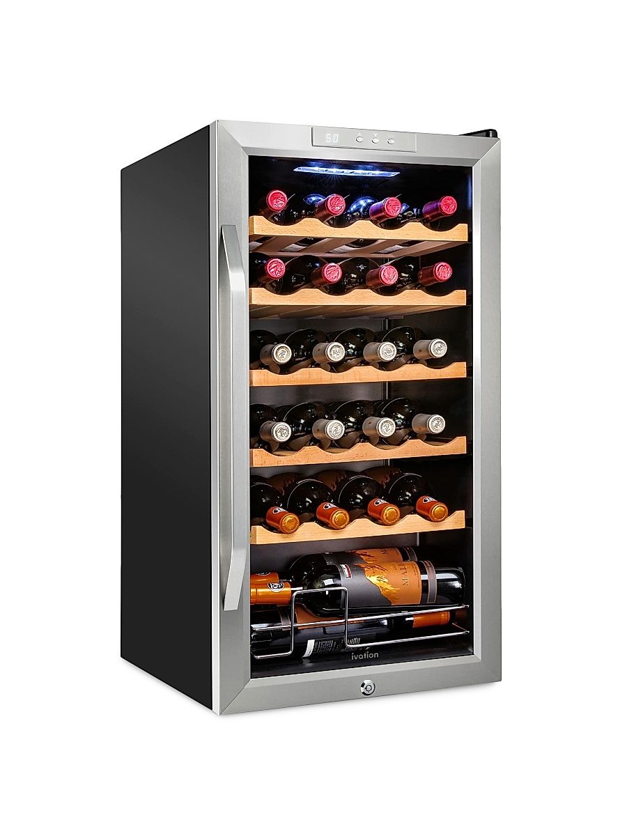 Freestanding Wine Fridge - Grey
