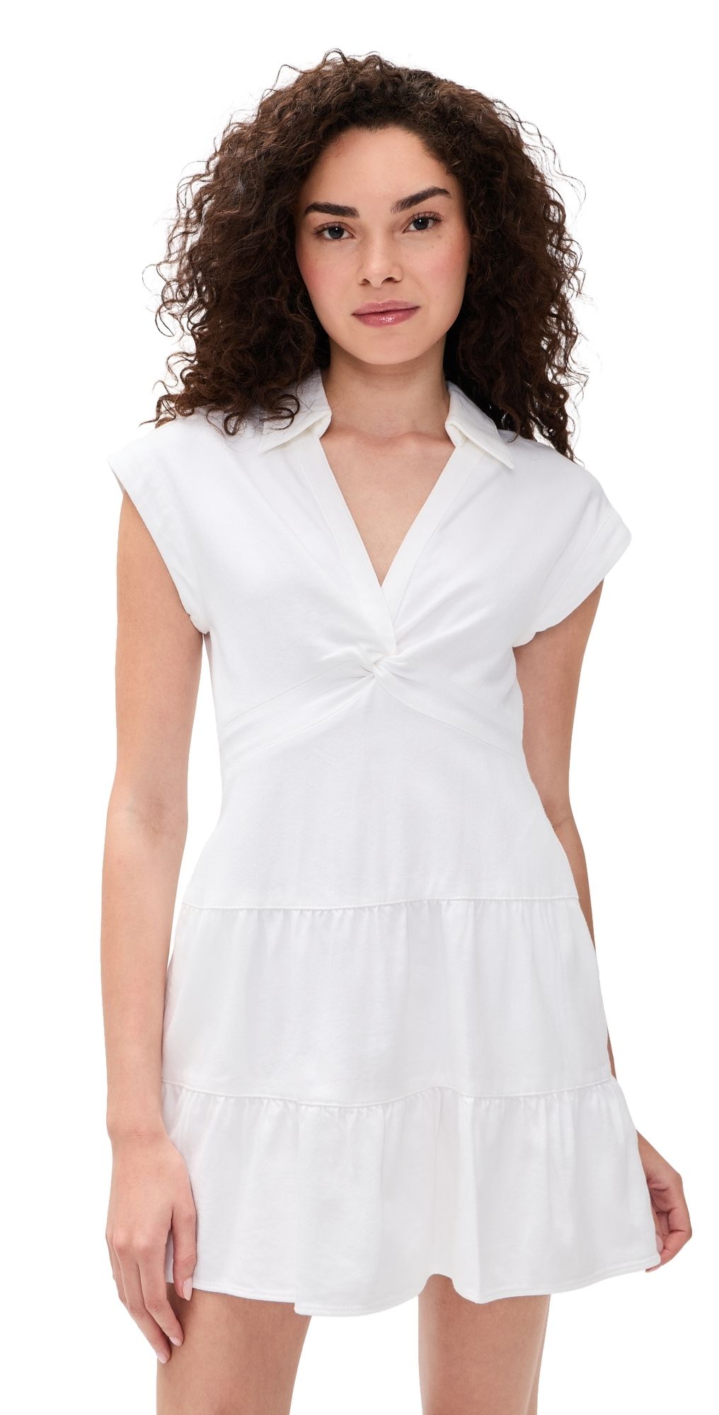 ALICE + OLIVIA Mila Mini Dress White 12