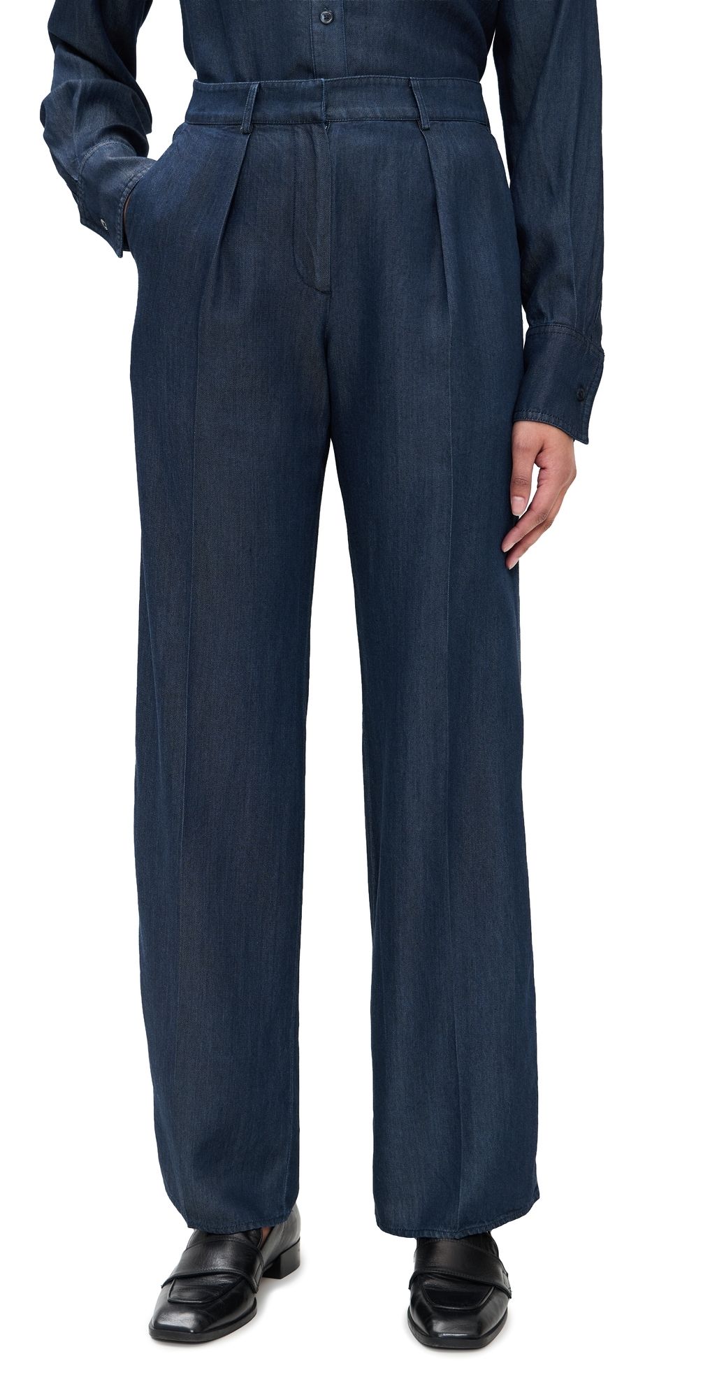 La Ligne Garment Dyed Chino Pants Indigo 12