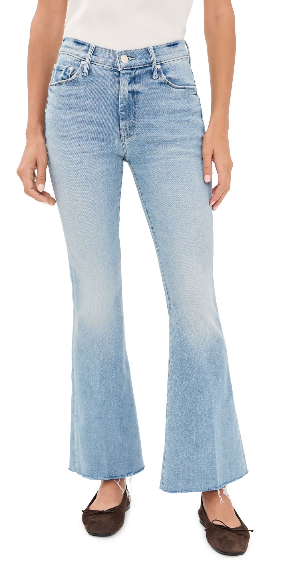 MOTHER The Weekender Fray Jeans Wish Upon A Star 23