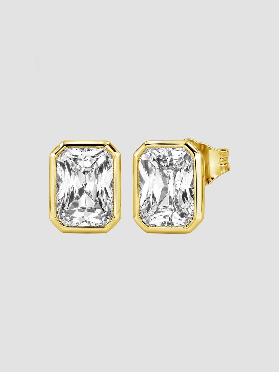 Women's 18K Yellow Gold & 2 TCW Lab-Grown Diamond Stud Earrings - White Gold