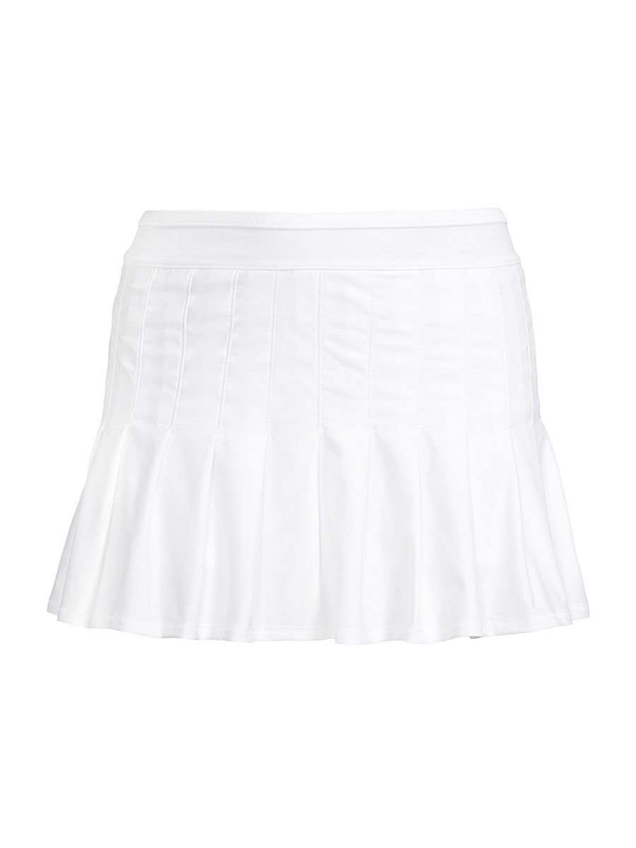 Women's Pleated Performance Tennis Skirt - White - Size XL