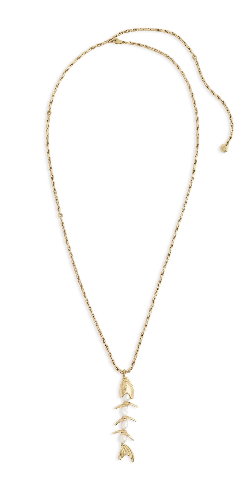 ALÉMAIS Calypso Pearl Fish Necklace Multi One Size