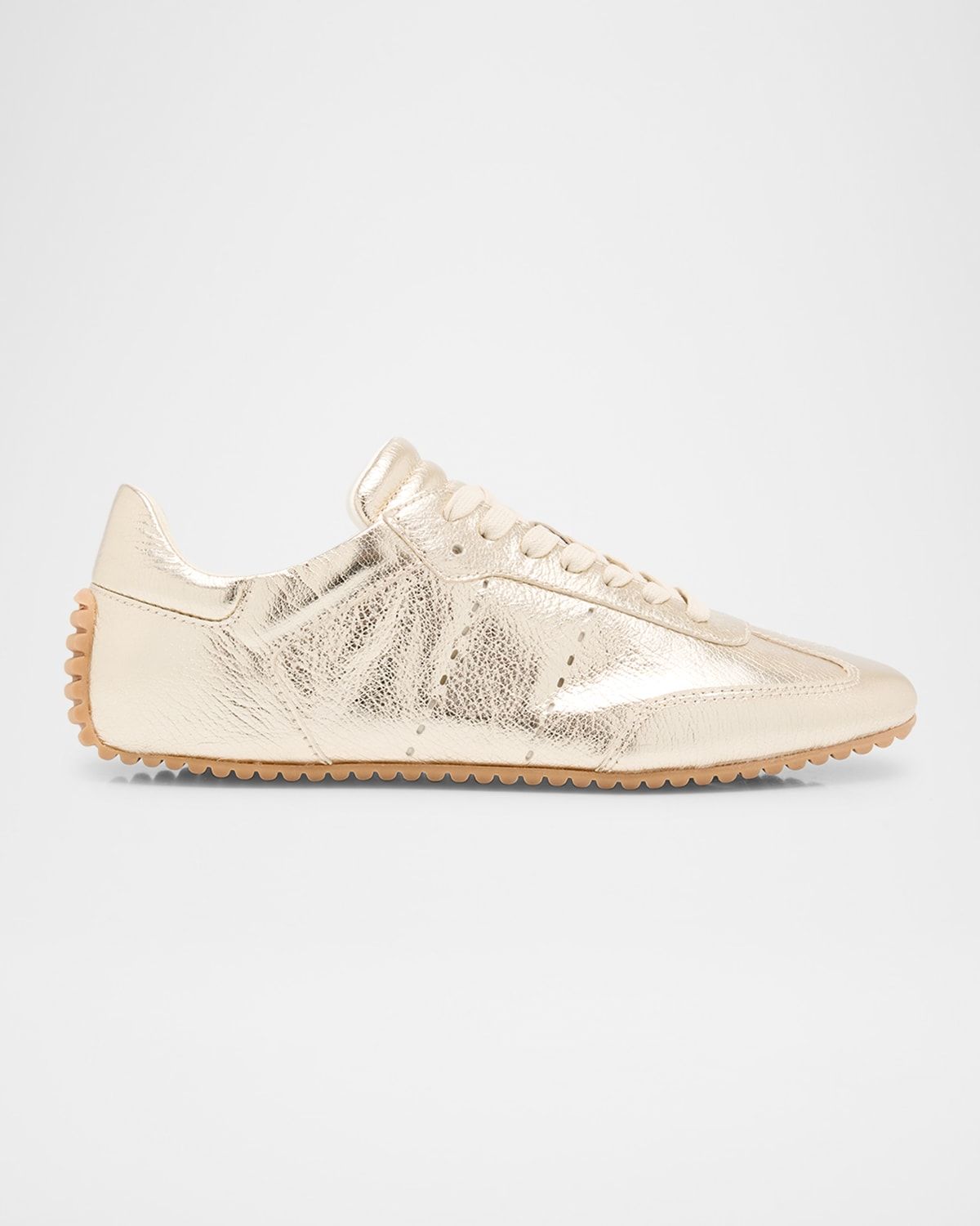 Cass Vegan Metallic Trainer Sneakers