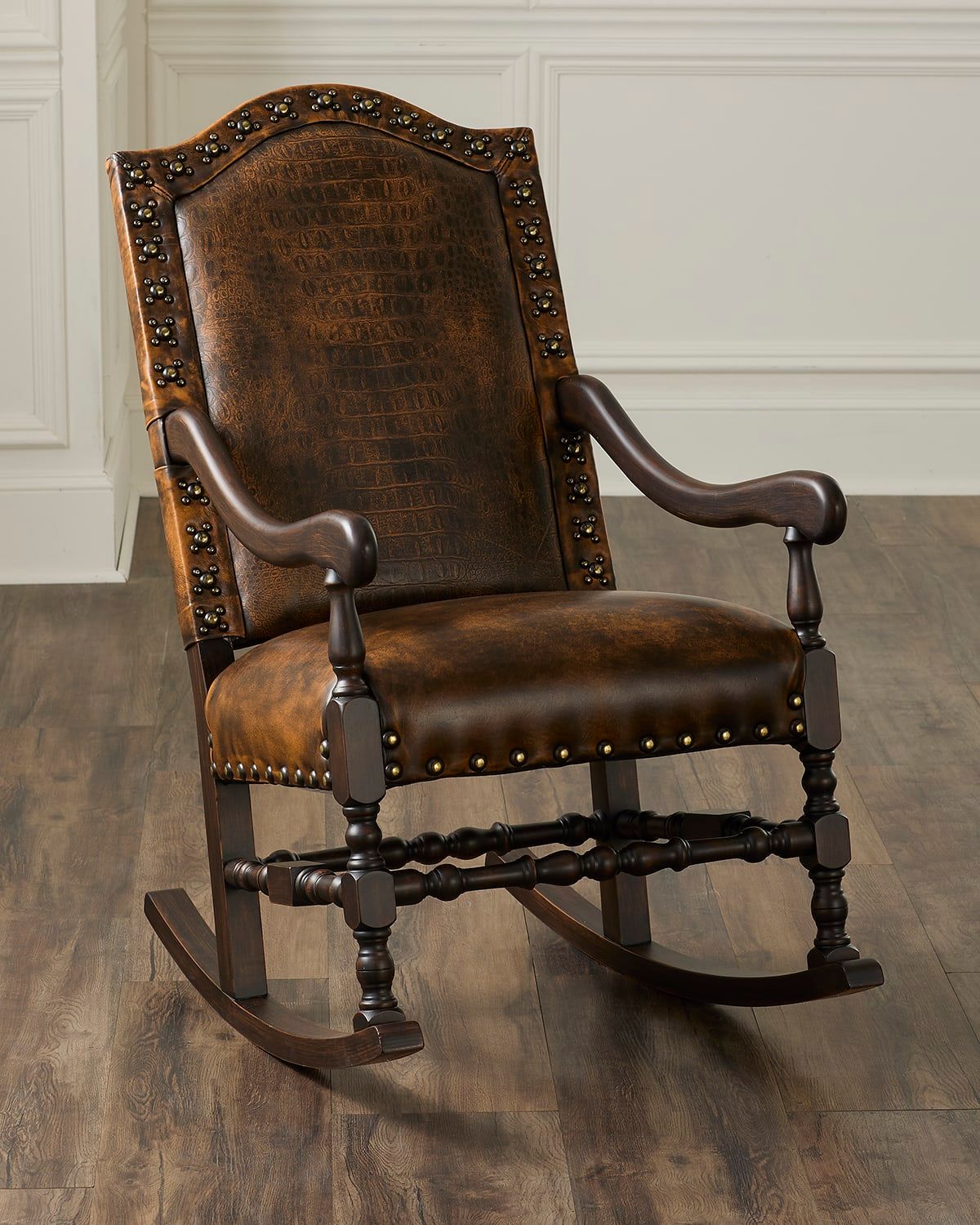 Scipio Leather Rocking Chair