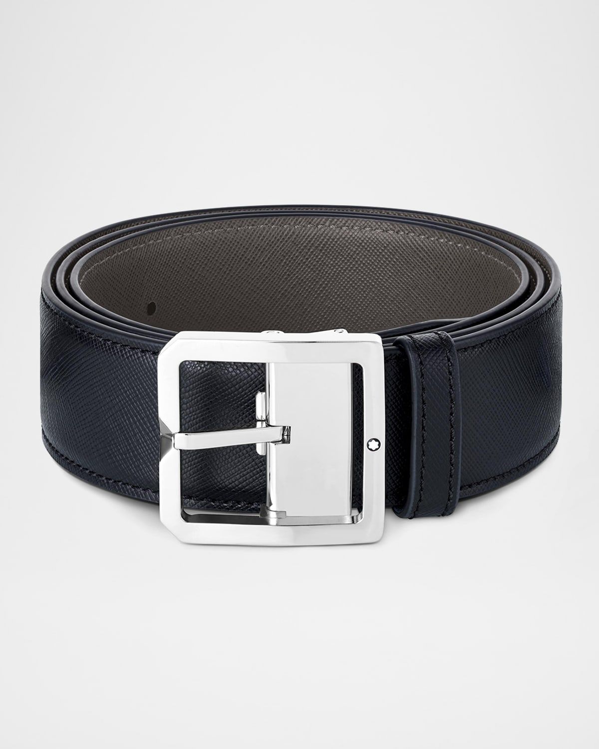 Men & apos;s Pin Buckle Reversible Leather Belt