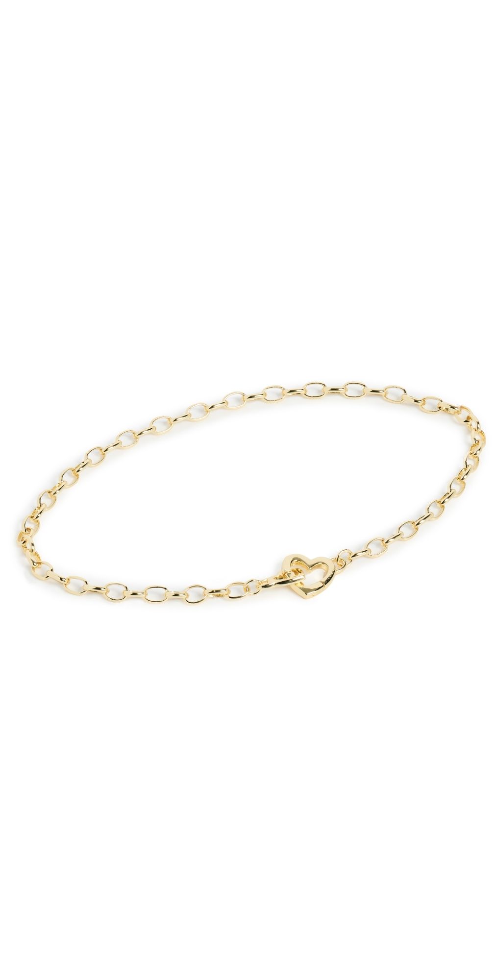 Gorjana Parker Heart Mini Bracelet Gold One Size