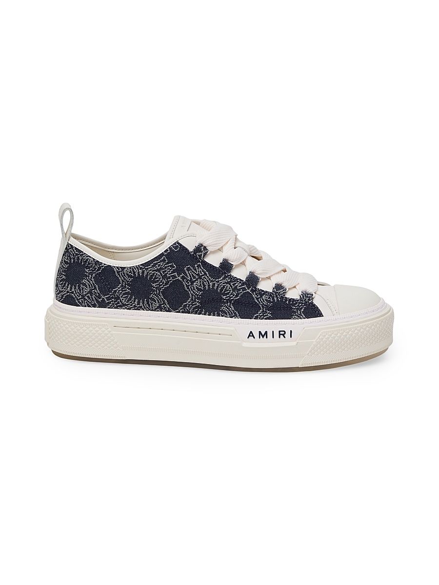 Women's MA Quad Cotton Low-Top Sneakers - Indigo - Size 7