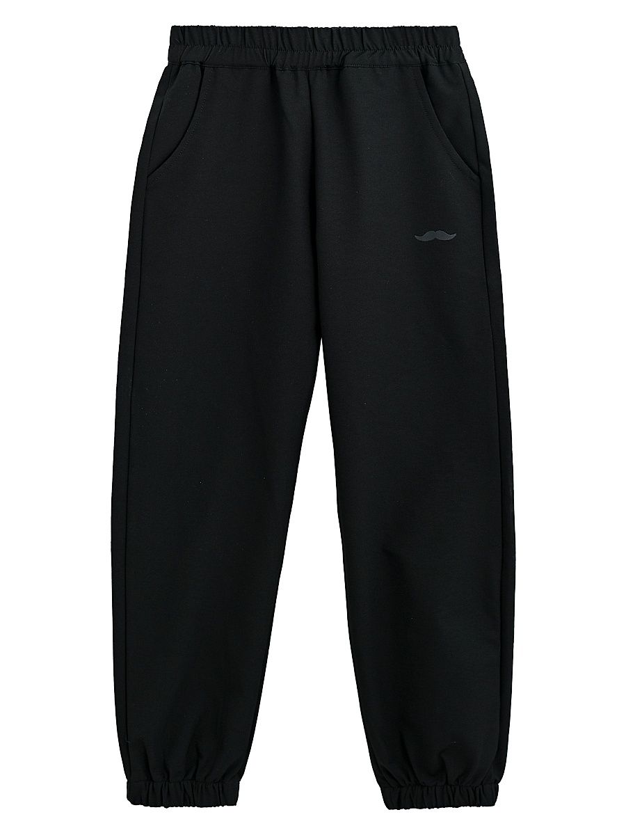 Little Boy's & Boy's Sweatpants with Logo Detail - Black - Size 14