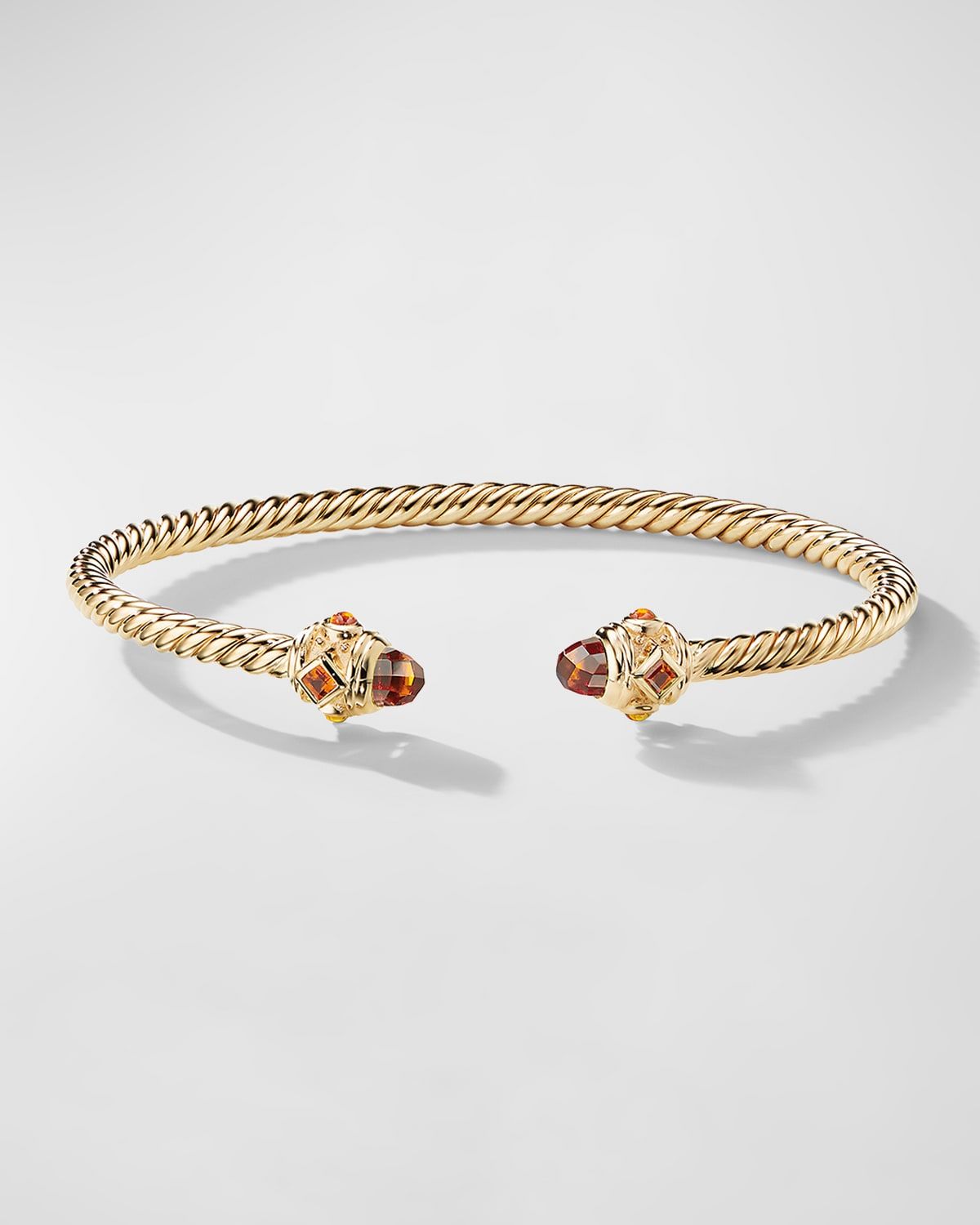 Renaissance Cablespira Bracelet with Gemstones in 18K Gold