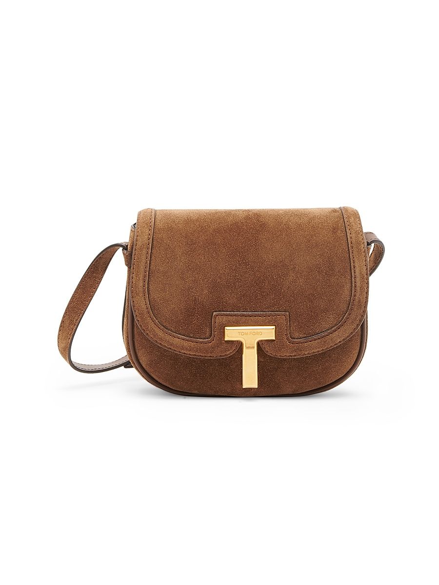 Women's Wallis Mini Suede Shoulder Bag - Whisky