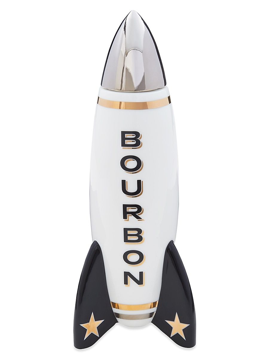 Rocket Bourbon Decanter - White