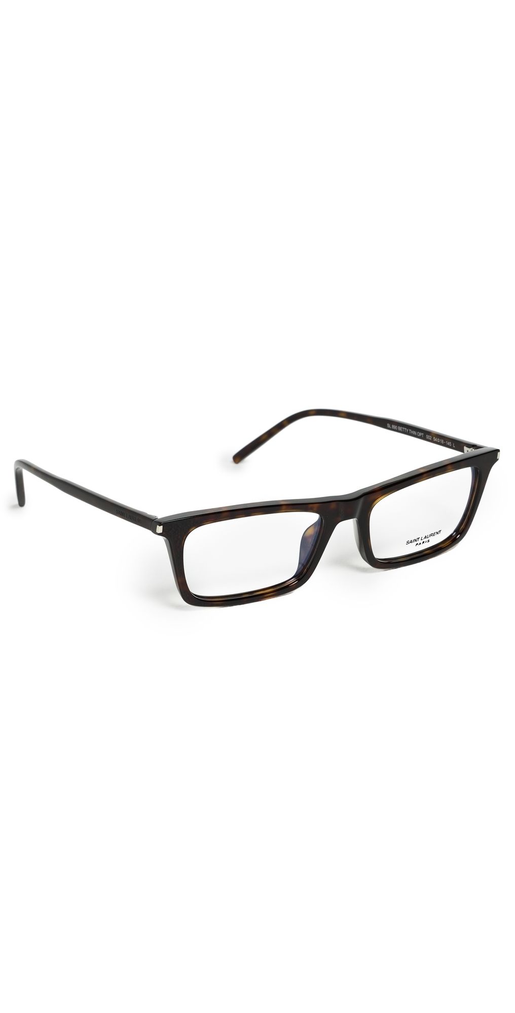 Saint Laurent SL 890 Betty Thin Optical Glasses HAVANA-HAVANA-TRANSPARENT One Size