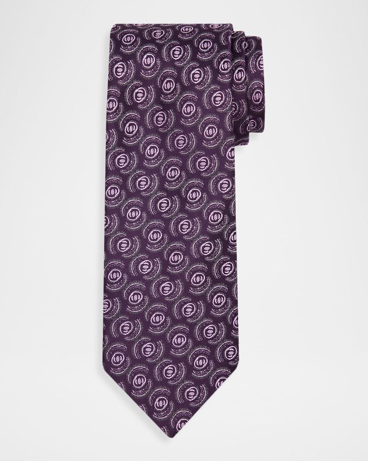 Men & apos;s Petite Geometric Silk Tie
