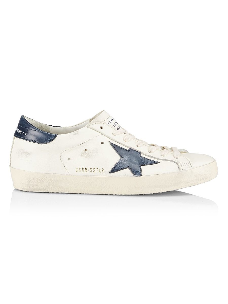 Men's Super-Star Nappa Sneakers - Beige - Size 13