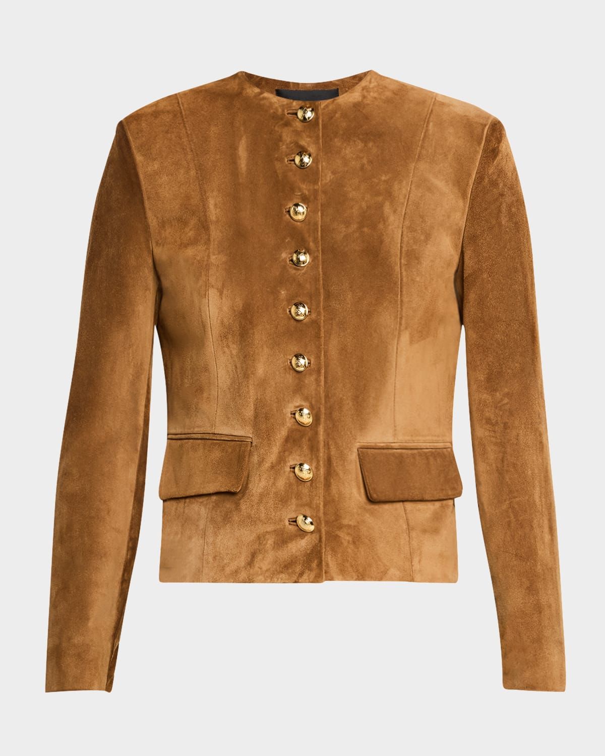 Nanon Short Suede Jacket