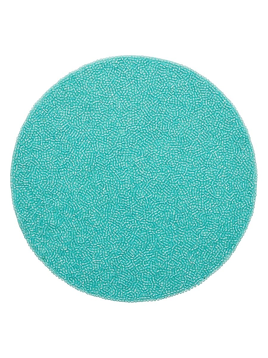 Perennial Beaded Placemat - Turchese
