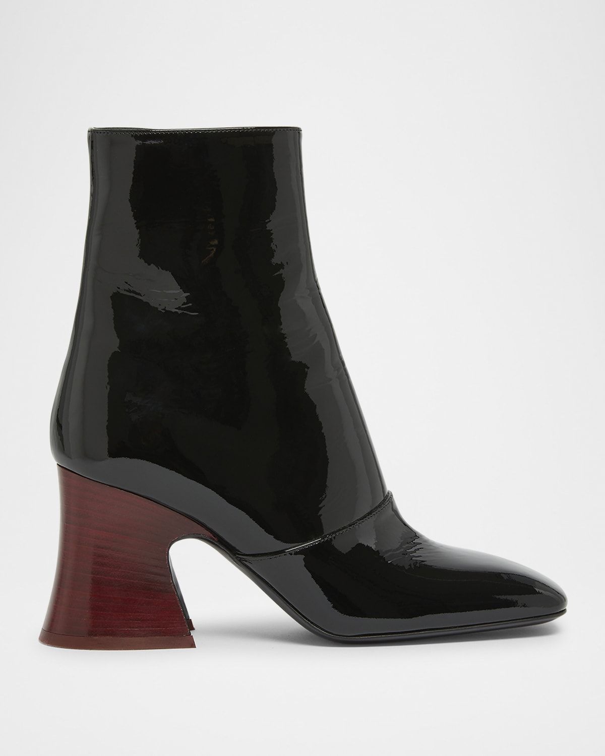 Janis Patent Leather Booties