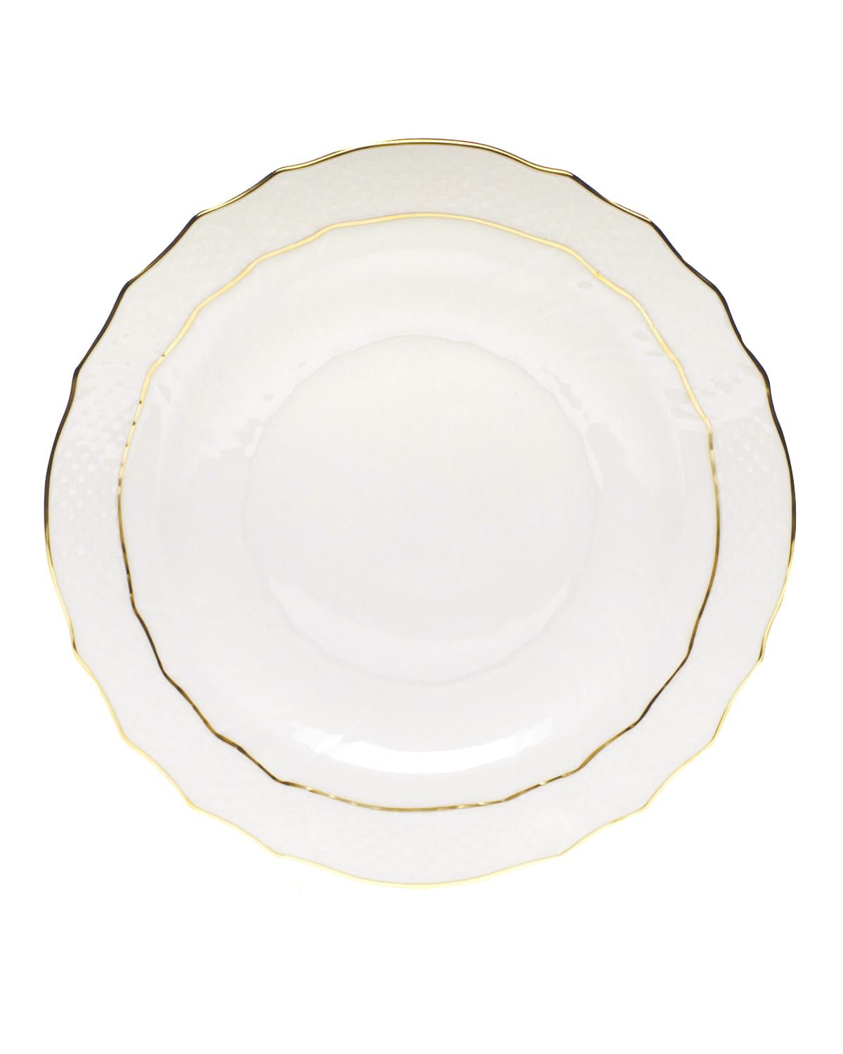 Golden Edge Salad Plate