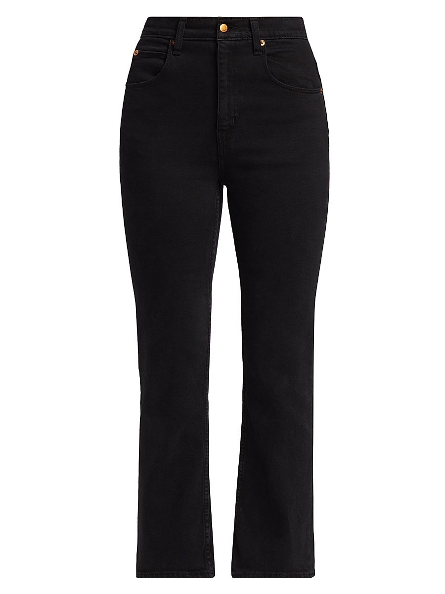 Women's Kenickie Mid-Rise Ankle Jeans - Washed Black - Size 31