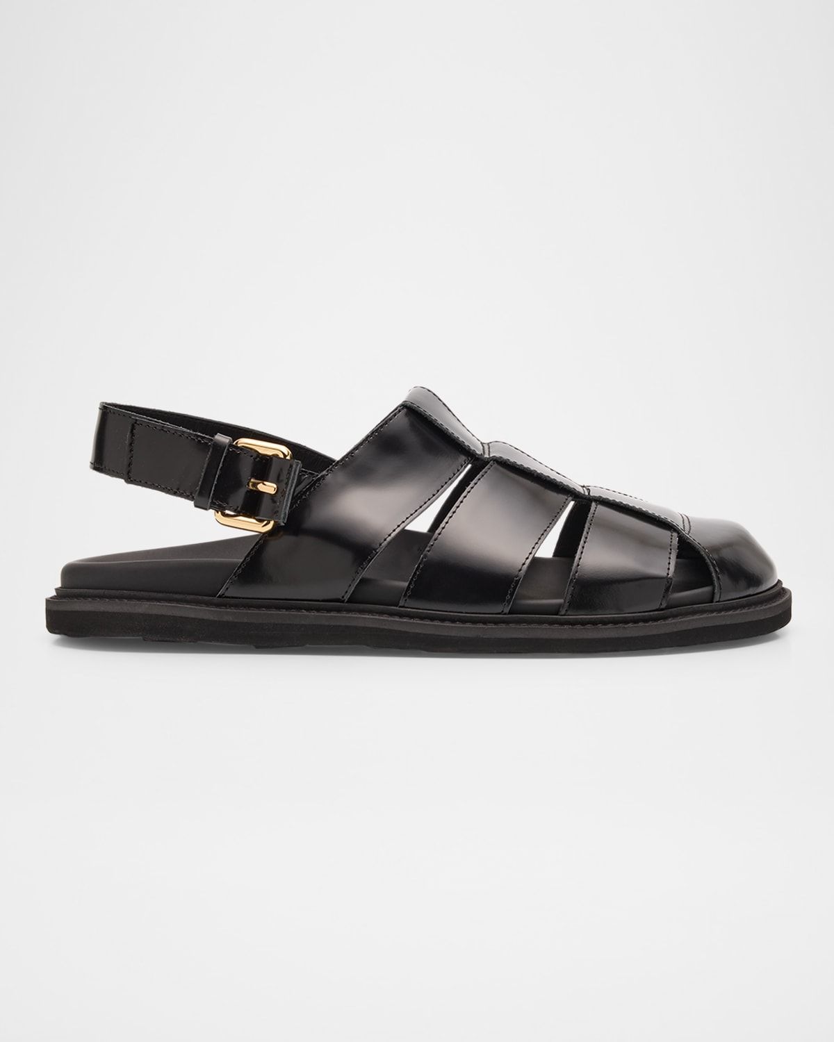 Men & apos;s Leather Fisherman Sandals