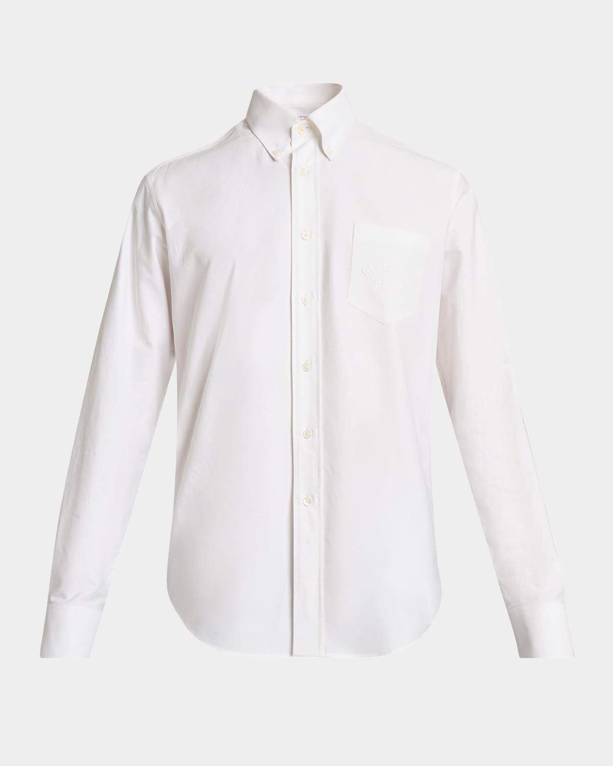 Men & apos;s Embroidered Logo Pocket Button-Down Shirt