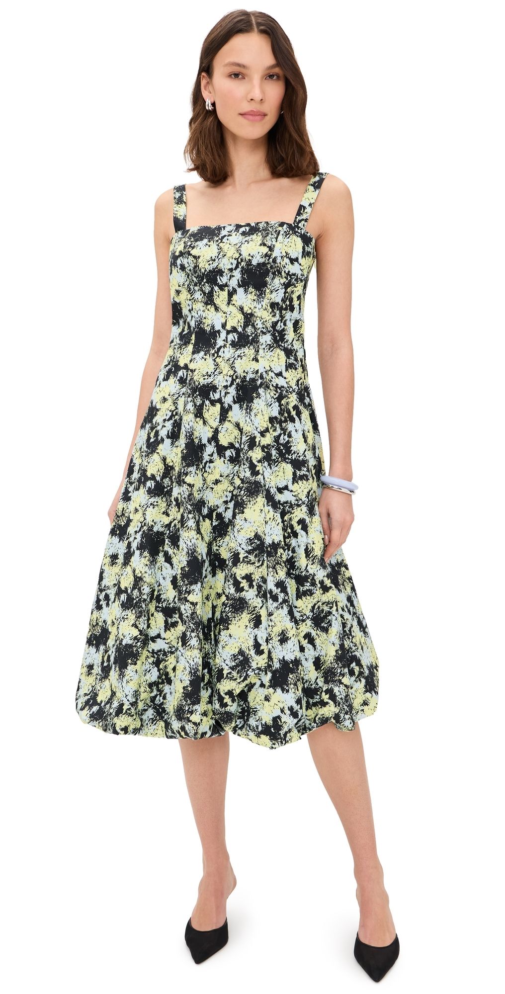 Proenza Schouler White Label Ella Dress Blue Multi 4