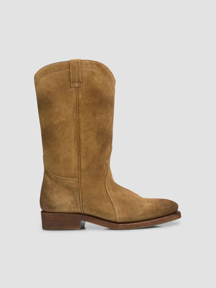 Jil Sander Women's Bruce Suede Boots - Walnut - Size 10