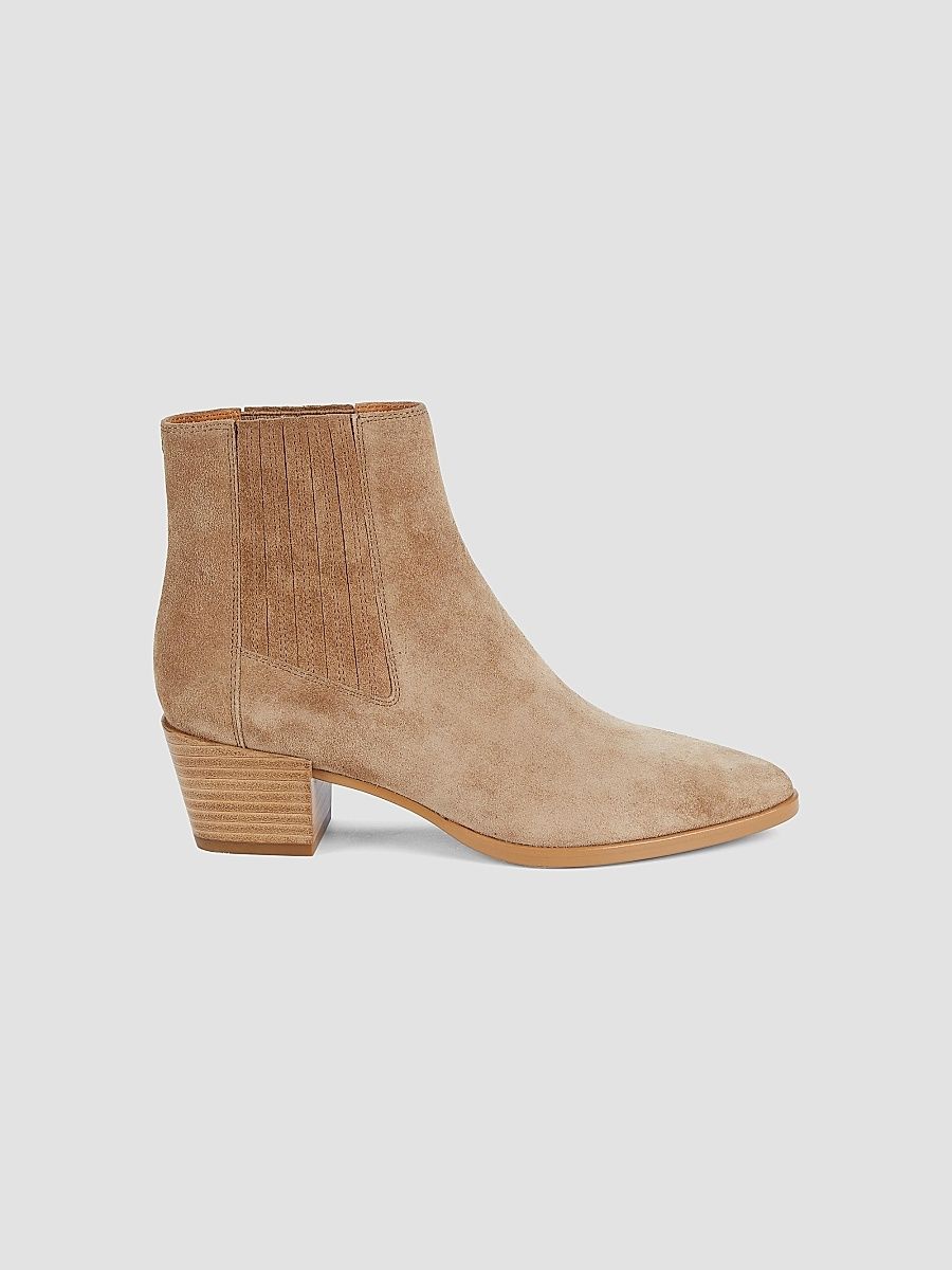 Women's Rover Suede Ankle Boots - Camel - Size 5