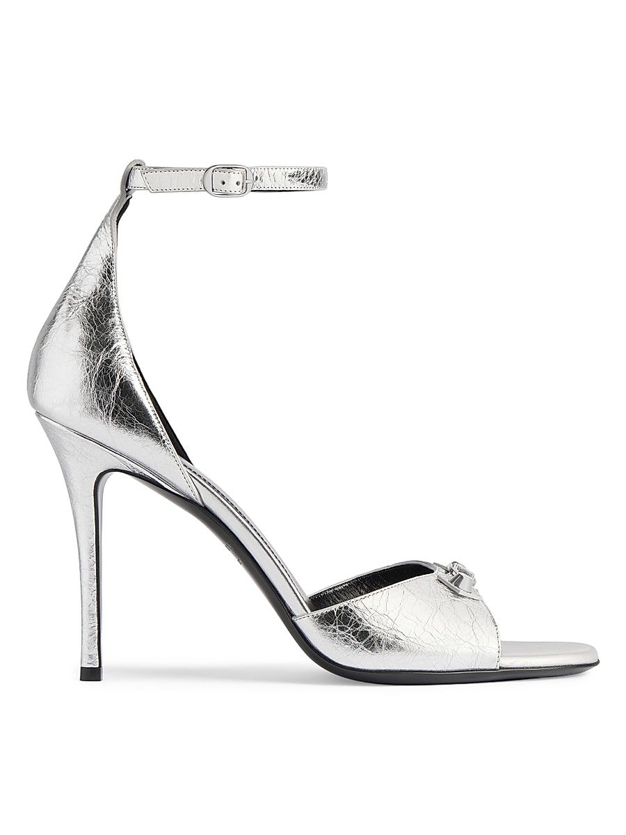 Women's City Uptown Sandal Heels - Silver - Size 10