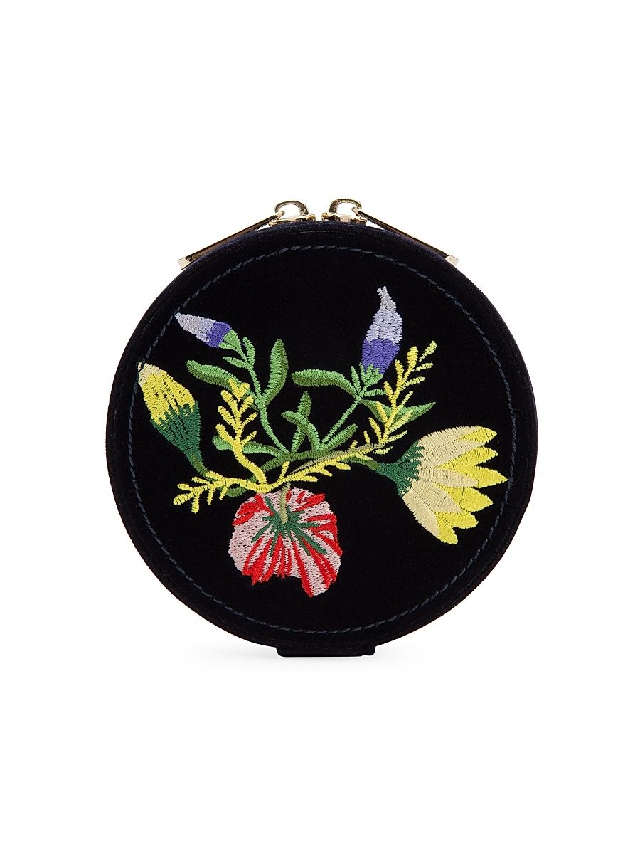 Zoe Round Travel Case - Indigo