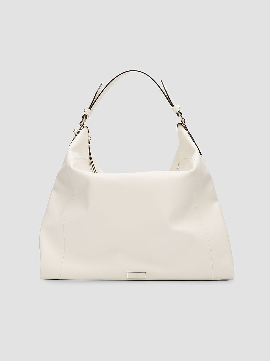 Women's Ana Leather Hobo Bag - Latte Light Gold