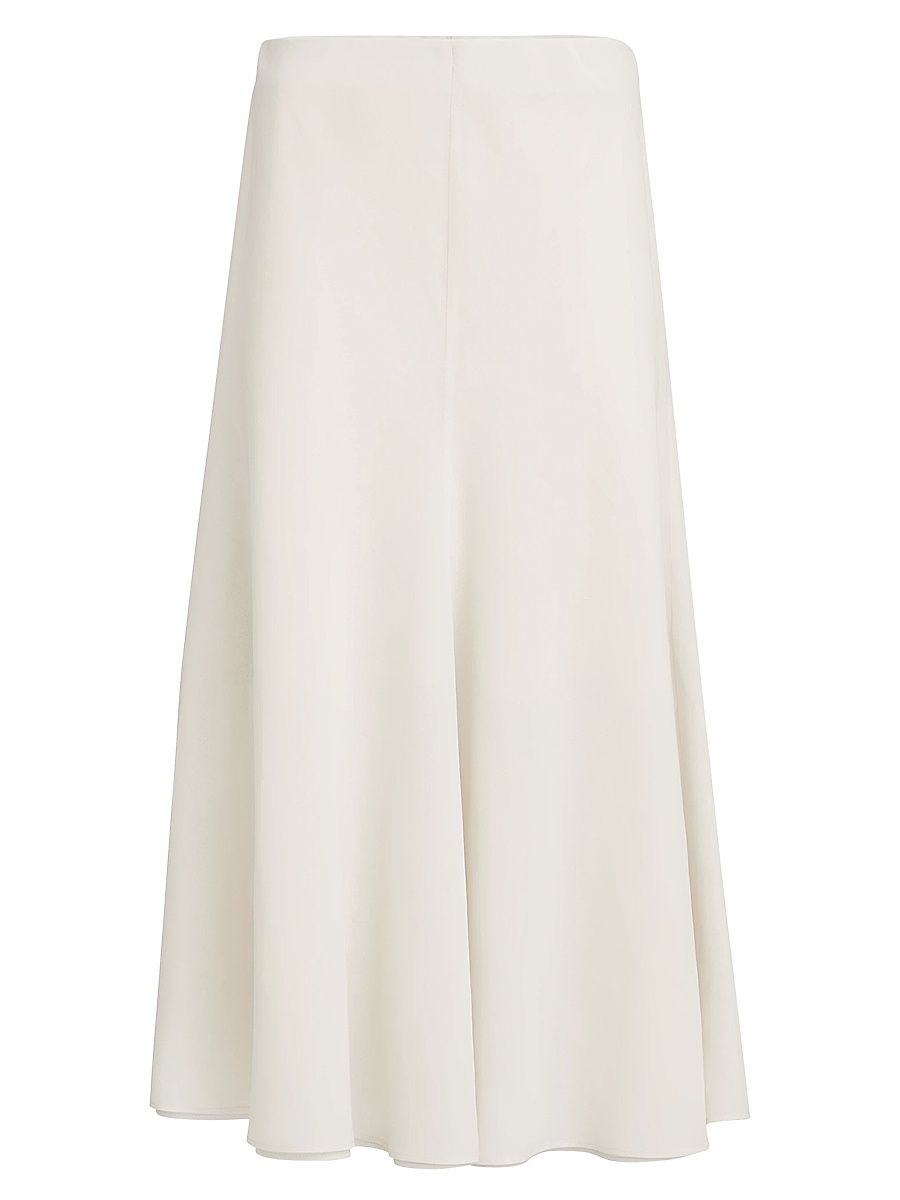 Women's Cotton Organza Skirt - Milk - Size 14