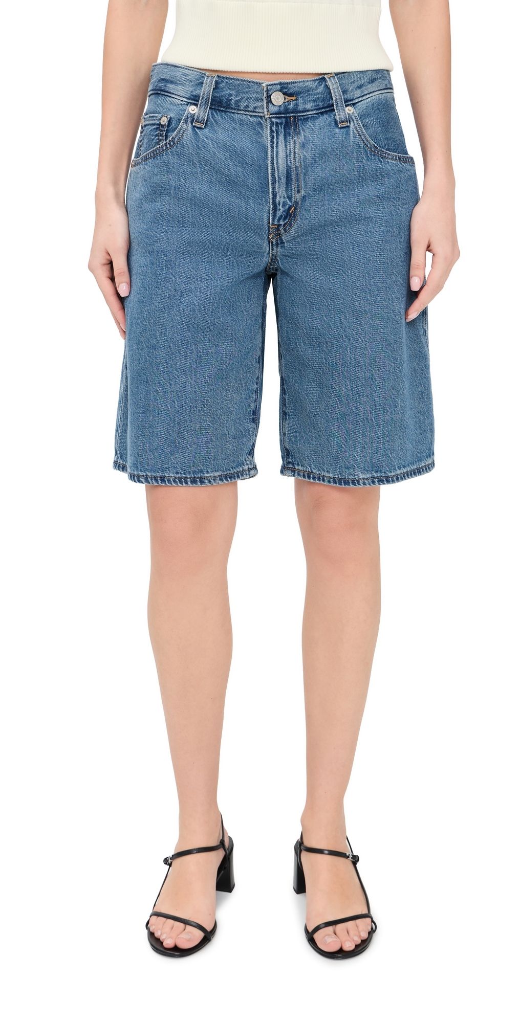 Levi's Baggy Dad Denim Shorts Own It 29