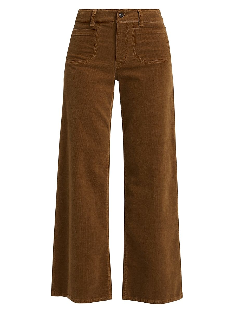 Women's Le Slim Palazzo Modernist Pocket Pants - Maple Brown - Size 31